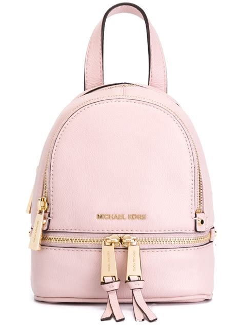 michael kors pink mini backpack|michael kors small side bag.